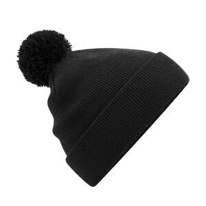 Beechfield Childrens/Kids Original Pom Pom Beanie / Black